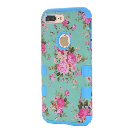 iPhone 7 - Elegant Skyddsskal med Blommiga Mnster