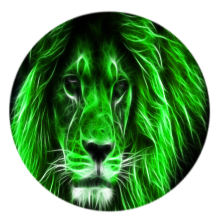 Mobilhllare Pop-Stand "Electric Lion" ( Popsockets-alternativ )