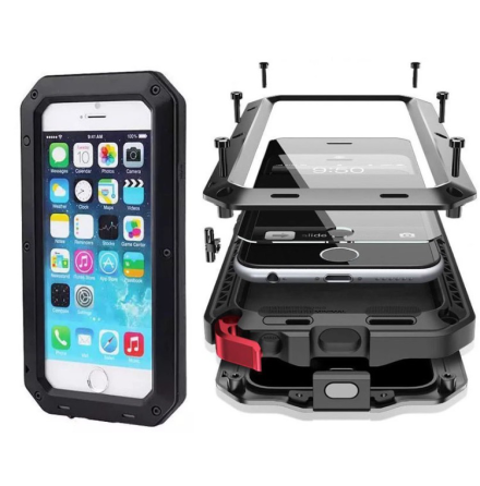 Army SHOCK-DROP Stryktligt fodral i Aluminum (iPhone 5/5S/5SE)