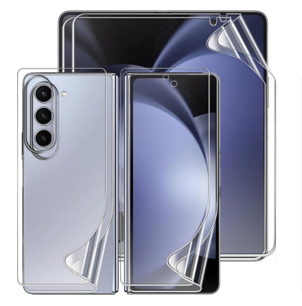 Samsung Galaxy Z Fold 5 - 1 Set Hydrogel Skrmskydd Huvudskrm+Baksida 