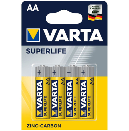 AA Batterier Varta Superlife Mignon (8st 2-pack)